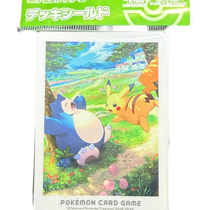 Snorlax and Pikachu Card Sleeves