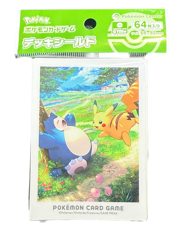 Snorlax and Pikachu Card Sleeves
