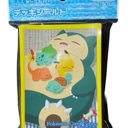 Snorlax and Starters Yellow Card Sleeves