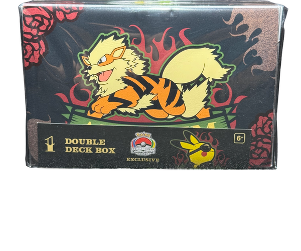 Arcanine Double Deck Box Pokemon Worlds Anaheim 2025 – Perfect Fit TCG