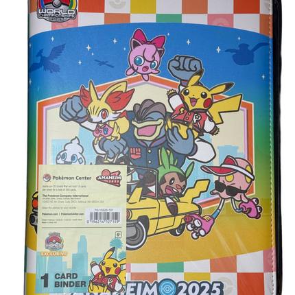 Pokemon Worlds Anaheim 2025 Card Binder