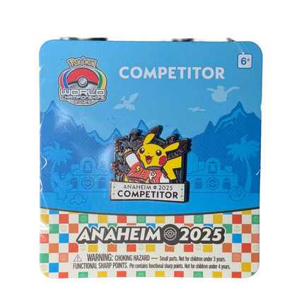 Competitor Pin Pokemon Worlds Anaheim 2025