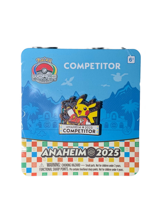 Competitor Pin Pokemon Worlds Anaheim 2025
