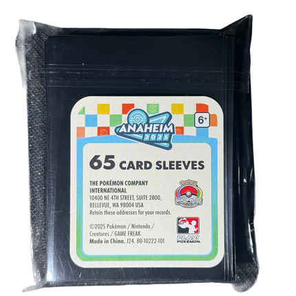 Competitor Sleeves Pokemon Worlds Anaheim 2025