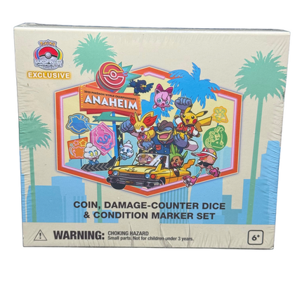 Coin and Dice Damage Counter Set Pokemon Worlds Anaheim 2025