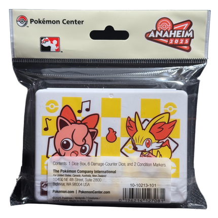 Damage Counter Dice and Dice Box Pokemon Worlds Anaheim 2025
