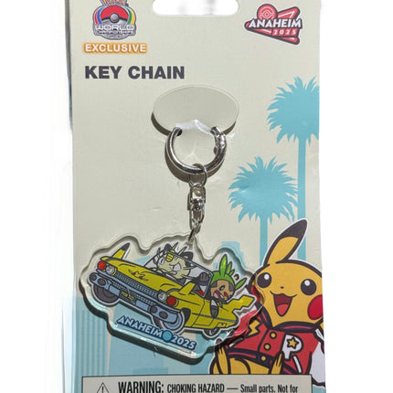 Pokemon Worlds Anaheim 2025 Keychain
