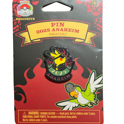 Anaheim Pikachu Pin Pokemon Worlds Anaheim 2025