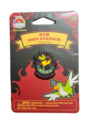 Anaheim Pikachu Pin Pokemon Worlds Anaheim 2025