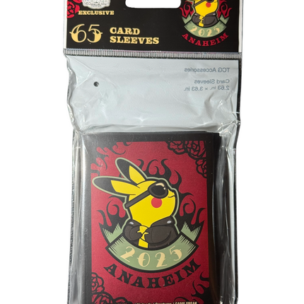 Anaheim Pikachu Sleeves Pokemon Worlds 2025