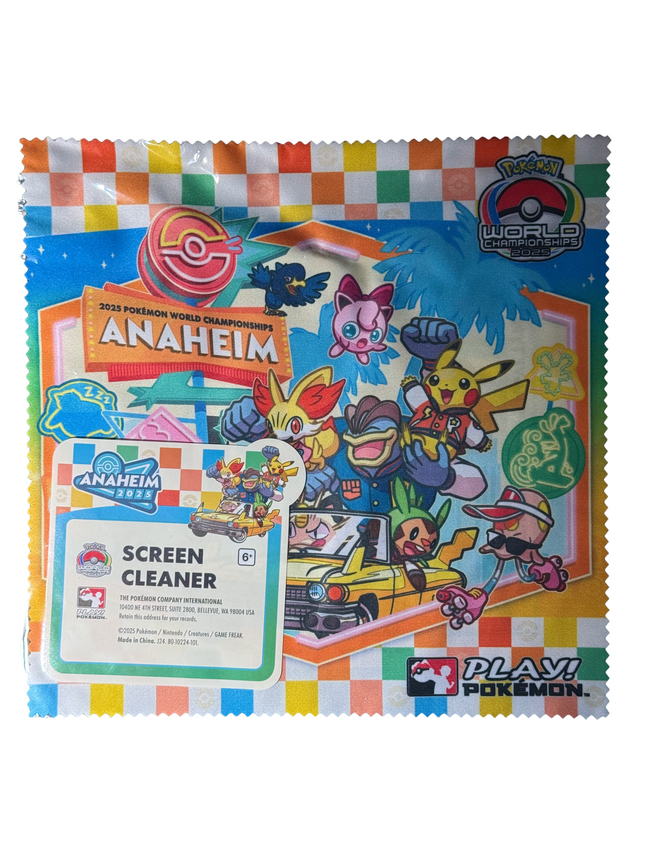 Competitor Screen Cleaner Pokemon Worlds Anaheim 2025
