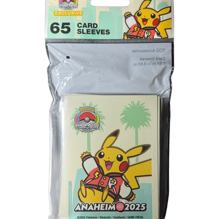 Pikachu Sleeves Pokemon World Championship Anaheim 2025