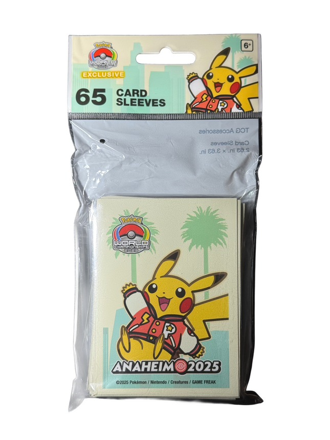 Pikachu Sleeves Pokemon World Championship Anaheim 2025