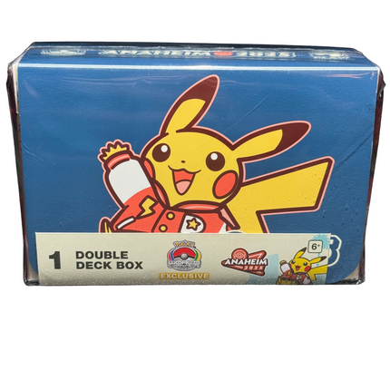 Varsity Pikachu Double Deck Box Pokemon Worlds Anaheim 2025