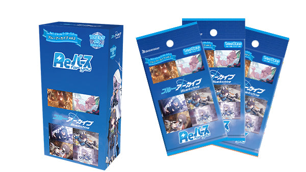 Rebirth for you Blue Archive Vol 2 booster box art and pack art.