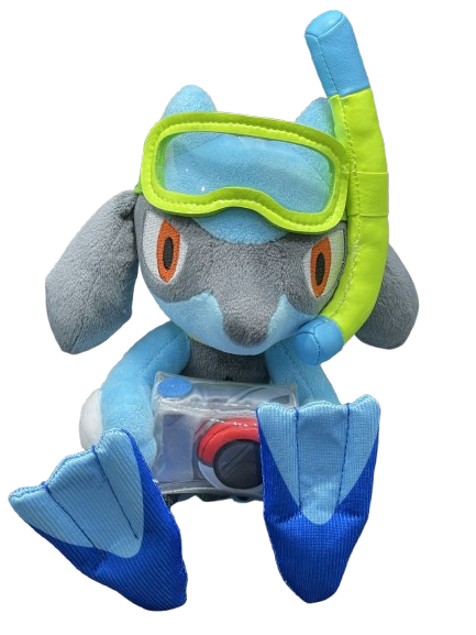 Riolu Snorkel Plush Pokemon Worlds Honolulu 2024