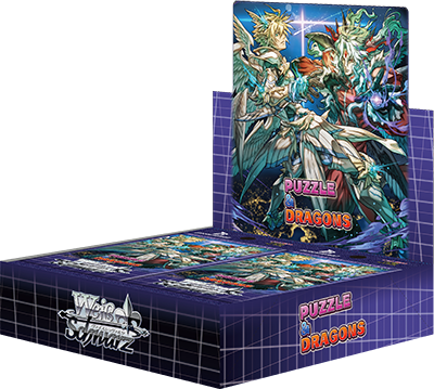 Weiss Schwarz Puzzle & Dragons booster box containing 16 booster packs.